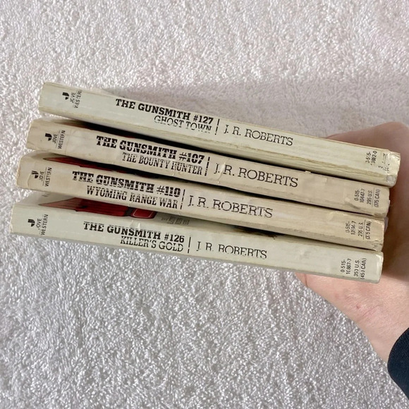 Vintage The Gunsmith All  Action Western Romance Novel x4 - Picture 7 of 14